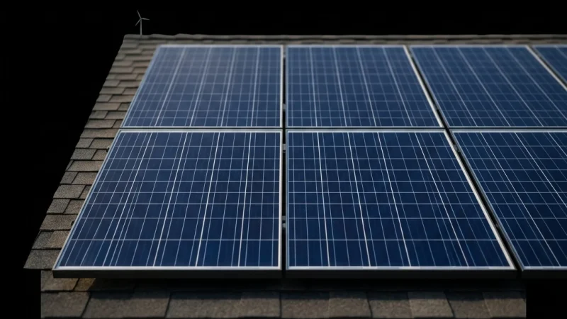 Paneles solares para casa - módulos fotovoltaicos monocristalinos